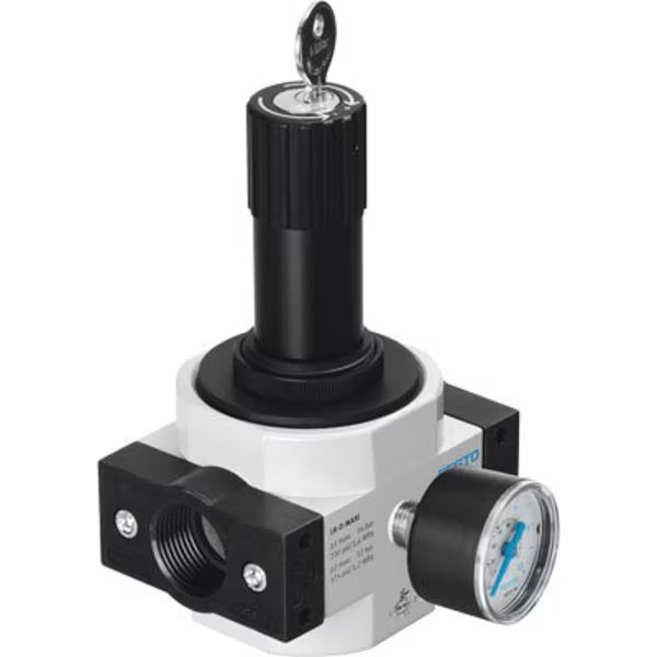Pressure Regulator LRS-1/2-D-MIDI, Festo, Mfr#: LRS-1/2-D-MIDI